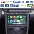 DAB+ Autoradio Carplay Für Audi A4 S4 RS4 8E 8H B6 B7 Android 14 Navi RDS Kamera