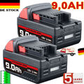 2X Für Milwaukee M18 Akku M18 18V XC 9,0Ah Li-Ion 48-11-1860 48-11-1852 M18B9 DE