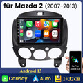 9" Autoradio Android 13 für Mazda 2 07-13 Navigation GPS FM DSP USB DAB+ 1+32GB