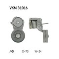 1x Riemenspanner, Keilrippenriemen SKF VKM 31016 passend für AUDI SEAT SKODA