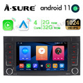 7" Android DSP SWC GPS BT Autoradio für VW T5 Touareg Transporter Multivan DAB+
