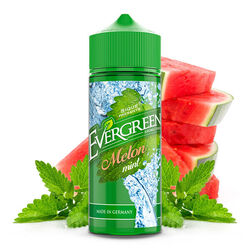 Evergreen - Melon Mint - 10ml Longfill Aroma in 120ml Flasche für eLiquid