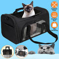 Haustier Transporttasche Atmungsaktive Katzen Hund Tragetasche Hundetransportbox