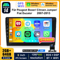 2+64G Android 14 Autoradio Navi Kam Für Fiat Ducato Peugeot Boxer Citroen Jumper