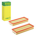 2x Luftfilter MANN-FILTER C 3698/3-2 für Mercedes-Benz Puch S Filter