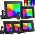 RGB LED Fluter Außen Strahler Flutlicht Scheinwerfer Gartenlampe Dimmbar 10-100W