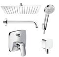 Hansgrohe Logis Unterputz Duscharmatur Regendusche Kopfbrause 30cm Set OHNE ibox