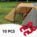 10pcs Zeltleinenspanner Zelt Seilspanner für Wandern Camping Zugseil-Zubehör