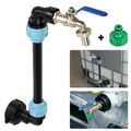 IBC Adapter 3/4" Auslaufhahn Verbindungsset 1-2 Tank Regenwassertank Container