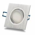 LED Einbaustrahler 1W-10W eckig schwenkbar Einbau-Spot Decken-Strahler 230V 70mm