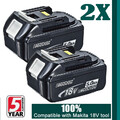 2 Original - 18V/5,0Ah für Makita Akku BL1860B- 2er Set - 197422-4 BL1850 BL1830