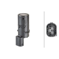 Sensor Einparkhilfe Hella 6PX 358 141-131 für Bmw Beidseitig Hinten Innen Links