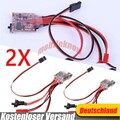 2x Brushed Bürste Fahrregler Speed Controller 30A ESC Für RC Car Auto Buggy Boot