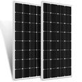 2 Stück 200W MONO Solarpanel 12V Solarmodul Solarzelle Solaranlage Photovoltaik