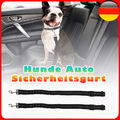2x Hunde-Gurt Auto Sicherheitsgurt Anschnallgurt Hund Hundegurt verstellbar DE