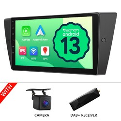 CAM+DAB+Für BMW E90 E91 E92 E93 M3 9" Autoradio GPS Navi CarPlay Android 13 Wlan