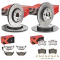 brembo MAX BREMSENSET VORNE + HINTEN passend für VW GOLF 4 BORA SKODA OCTAVIA