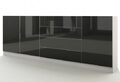 Sideboard 190 cm Kommode TV Board Anrichte Grifflos Weiß Hochglanz Schwarz VAASA