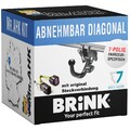 Brink AHK abnehmbar für Ford Transit/Tourneo Courier ab 20 + 7polig spezifisch