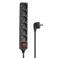 Hama Steckdosenleiste 6-fach (Mehrfachsteckdose mit Save Energy-Schalter zum Str