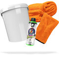 Waschset Auto Eimer + Deckel + NUke Guys Thick Shampoo + Trockentuch + Handschuh