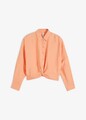 Bluse aus Viskose-Mix Gr. 50 Orange Damenbluse Hemd Shirt Tunika Oberteil Neu