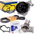 MAGNETI WASSERPUMPE+WAHLER THERMOSTAT+RIEMEN passend für PORSCHE 911 996+BOXSTER