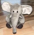 Nici 48066 Kuscheltier Plüschtier Schlenker Elefant, grau, ca. 20 cm