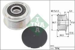 Schaeffler INA Generatorfreilauf 535 0318 10 für RANGER TKE FORD TRANSIT Bus 4x4