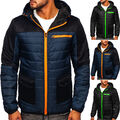 Übergangsjacke Sportjacke Steppjacke Sweatjacke Bomber Herren BOLF Sweatshirt