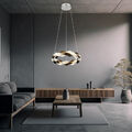 Pendellampe Hängelampe Esstischleuchte LED Kristall Wohnzimmerlampe rauch 130 cm