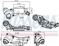 Motorölkühler wassergekühlt 90930 NISSENS für CHEVROLET OPEL SAAB ALFA ROMEO