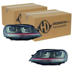 2x DIEDERICHS SCHEINWERFER LINKS+RECHTS passend für VW GOLF