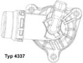 WAHLER Thermostat, Kühlmittel 4337.105D für BMW