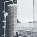 Duschsystem Regendusche Edelstahl Duschset Handbrause Duscharmatur Duschbrause