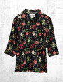 Ex Seasalt Damen Langarmshirt Baumwolle in Schwarz Garden Larsa
