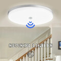 65W LED Deckenlampe mit Bewegungsmelder Sensor Deckenleuchte Radar Flurlampe DE*