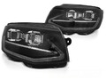 Scheinwerfer DRL LED Tagfahrlicht für VW T6 15-19 Dynamischer Blinker Schwarz