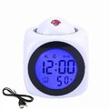 LED Display LED Projektionsuhr Temperatur Projektor Alarm Smart Time Digital