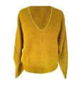 ESPRIT Strick Pullover Damen Wollmix Oversize Gelb Baumwolle v Größen UVP 79,99€