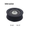 Umlenk /führungsrolle Keilrippenriemen Skf VKM 64018 für Hyundai Kia Mitte Links