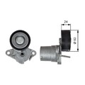 GATES Spannrolle, Keilrippenriemen  u.a. für AUDI, SEAT, SKODA, VW