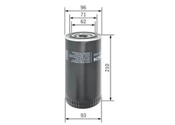 Ölfilter Anschraubfilter F 026 407 052 BOSCH
