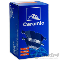 ATE CERAMIC BREMSBELÄGE SATZ VORDERACHSE PASSEND FÜR AUDI A1 Q3 SKODA KAROQ VW