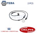 SS20625 ABS SENSOR DREHZAHLFÜHLER VORNE DELPHI 2PCS FÜR ALFA ROMEO SPIDER,GTV
