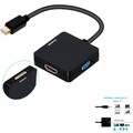 Mini DisplayPort auf HDMI, VGA, DVI Adapter, 3 in 1, Full HD