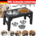 Erhöhte Hundenäpfe Doppelschale Hundenapf Doppelnapf Hund Fressnapf Futternapf