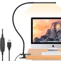 10W Schreibtischlampe LED Tischlampe Dimmbar Leselampe Büroleuchte USB Klemmbar