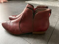 Tamaris Damen Stiefelette bordorot gr.38 Neu leder
