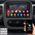 Android 13 Für Opel Vivaro B Renault Trafic DAB+ CarPlay Autoradio Navi +MIK KAM